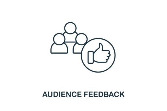 Audience Feedback Icon for Crafting and Graphics