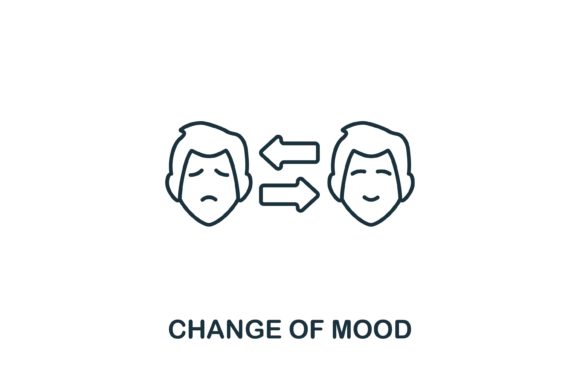 Change of Mood Icon: A Versatile Graphic for Modern Web Design