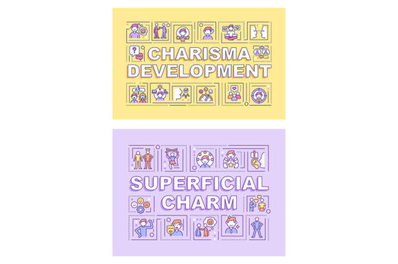 Charisma Development Word Concept Banner Graphics