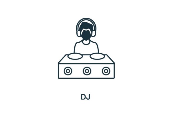 Dj Icon – A Versatile Graphic Asset for Branding and Marketing