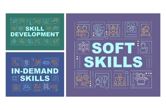In Demand Skills and Competencies Banner - Graphic Templates for Marketing