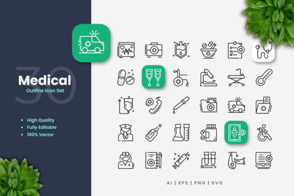 Medical Icons: A Versatile Graphic Design Asset for Branding