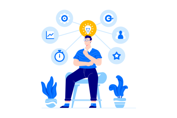 Mind Map Vector Illustration for Branding and Graphics