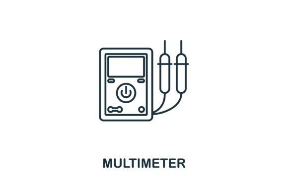 Multimeter Icon for Crafting and Design Projects
