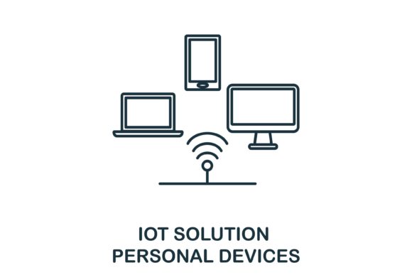 Personal Devices Icon for Crafting and Design