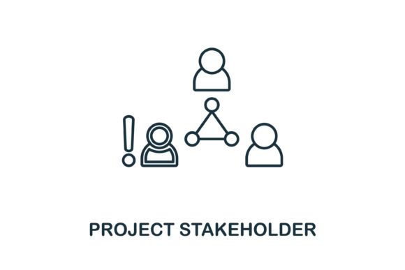 Project Stakeholder Icon for Digital Product Creators