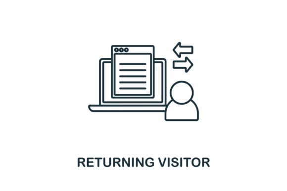 Returning Visitor Icon for Crafting and Handmade Business