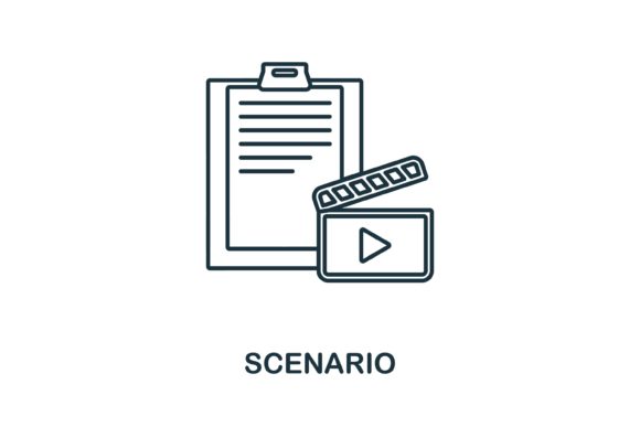 Scenario Icon: A Versatile Graphic Asset for Branding and Marketing