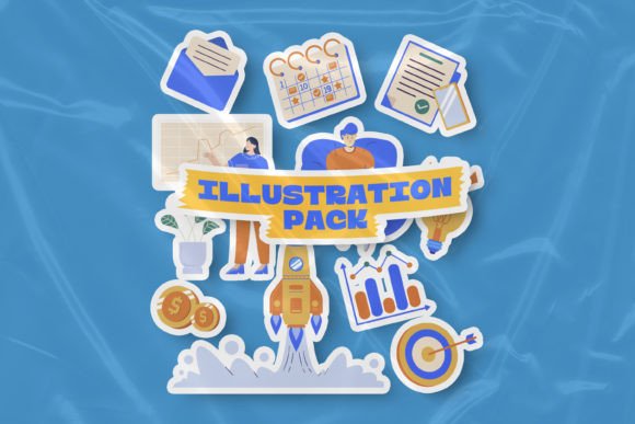 Sea Fish Illustration Set for Local Business Branding