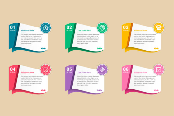 Six Flag Infographic Pastel for Modern Graphics