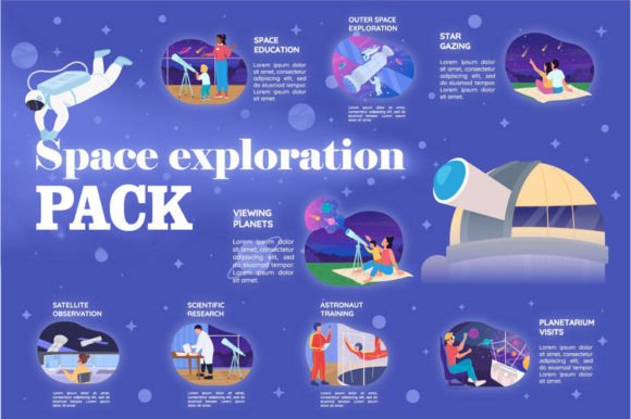 Space Exploration Color Vector Bundle Review