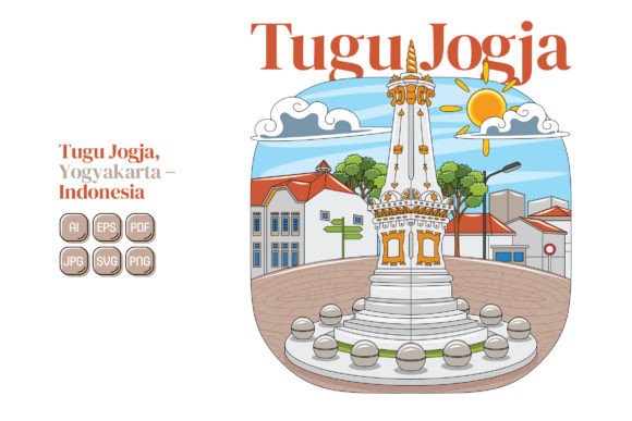 Tugu Jogja Vector Illustration Review